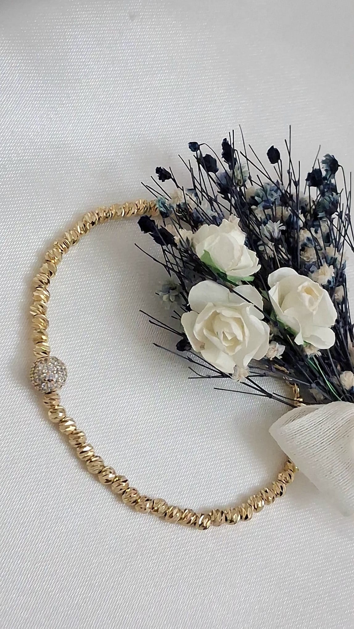 XUPING Bileklik - Topçuklu ve Yuvarlak Kesim Detaylı